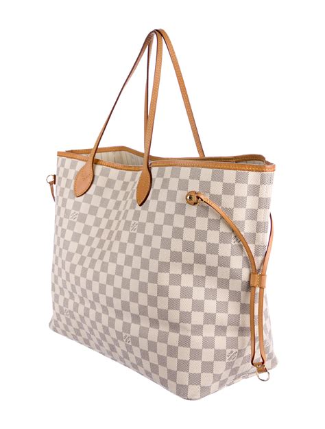 lv neverfull gm damier azur canvas bag|louis vuitton neverfull damier.